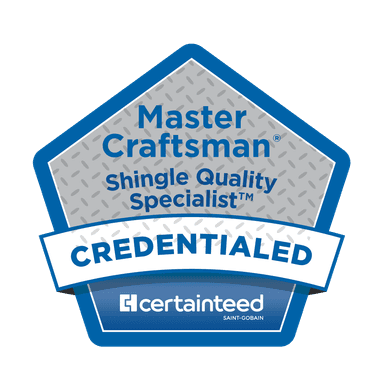 CertainTeed Master Craftsman - Shingle Quality Specialist, Credentialed